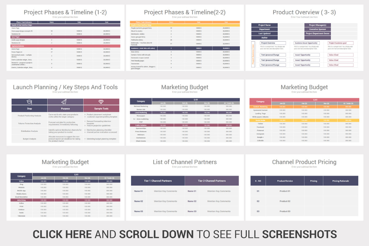 Creative Tables Google slides, a Presentation Template by OceanArt (Photo 22 of 28)