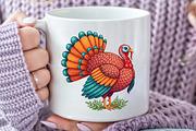 Thanksgiving Turkey PNG, an Illustration by Black Bird Studio (Thumbnail 4 of 4)