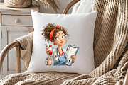 Whimsical Summer Nurse PNG Clipart, an Illustration by OK Design (Thumbnail 6 of 6)