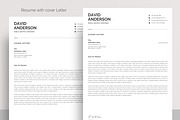 Word & Canva Resume Template, a Resume Template by CreativeZoom (Thumbnail 2 of 8)
