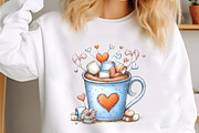 Watercolor Valentines Day Clipart, an Illustration by designcity5 (Thumbnail 3 of 5)