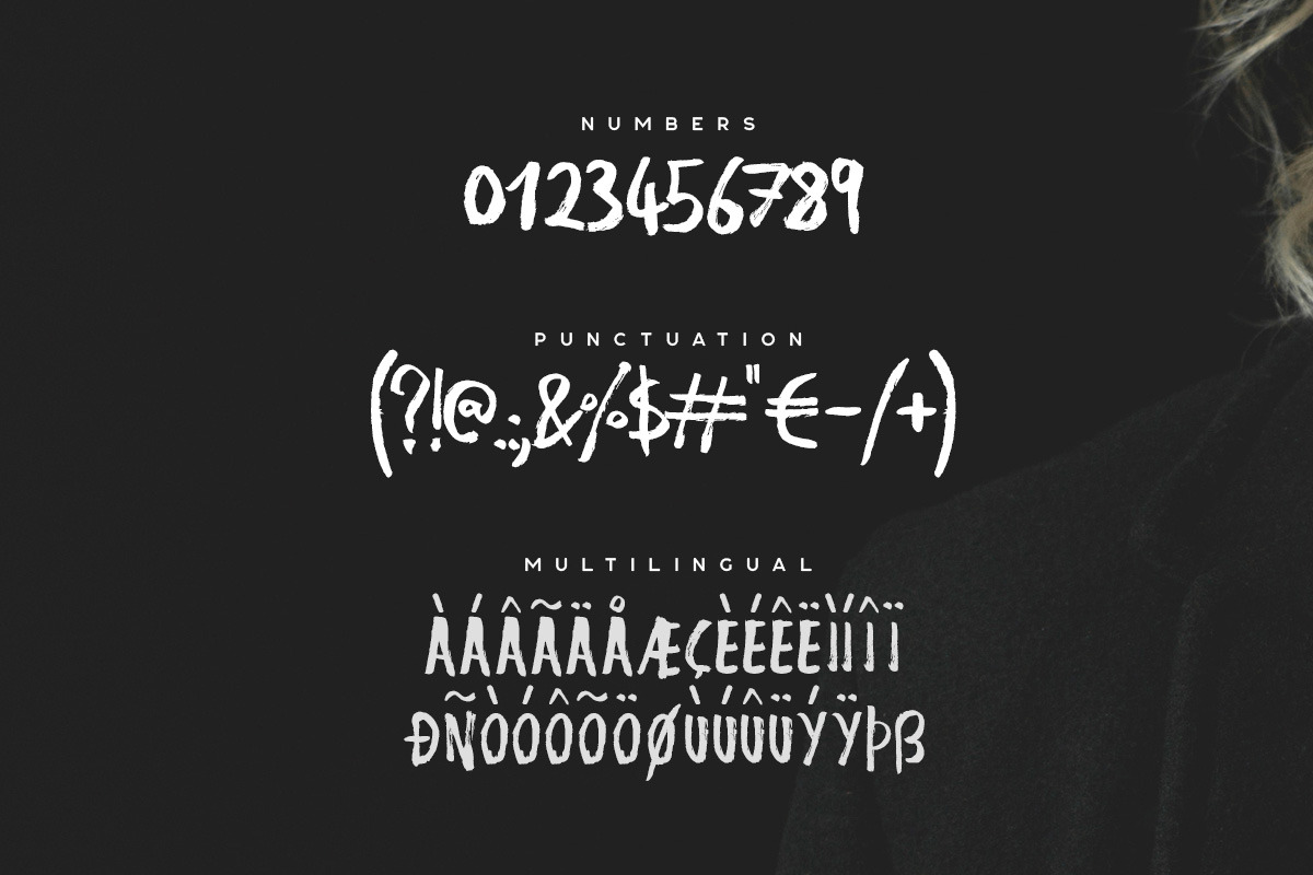 Nigma - Brush Font preview 4