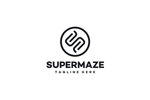 Supermaze - Letter S Logo