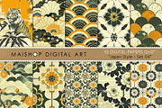 Graceful Asian Repeat Patterns, a Pattern Graphic by Maishop (Thumbnail 1 of 4)