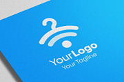 Signal Laundry Logo Template, a Branding & Logo Template by Grapixy (Thumbnail 1 of 3)