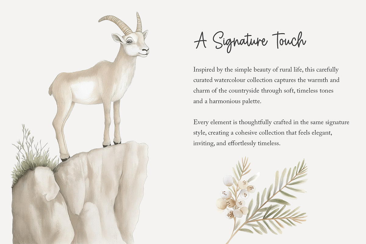 85 the Alps clip art, an Animal Illustration by Poppy Lane Studio (Photo 6 of 10)