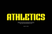 Shirtim Varsity - Sporty Font, a Sans Serif Font by Iqsiart Studio (Thumbnail 3 of 7)