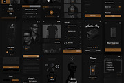 Gold & Coal - UI Kit, an UI Kit Template by Studio Dusk (Thumbnail 6 of 15)