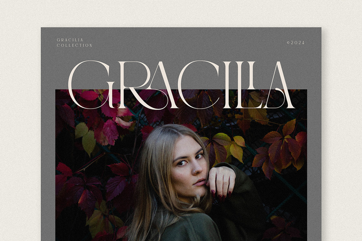 Caroline Luxury Serif, a Serif Font by Cruzine (Photo 2 of 10)