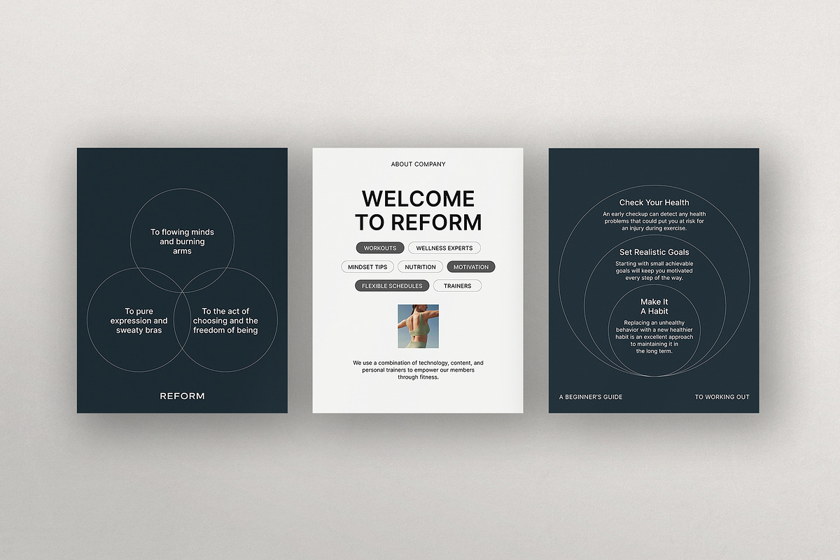 REFORM / Fitness Social Media Kit, a Social Media Template by Studio Dara (Photo 7 of 15)