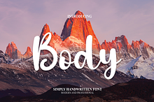 Body | Script Font