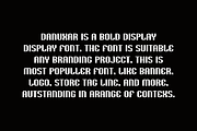 Danuxar - Sport Font, a Sans Serif Font by Iqsiart Studio (Thumbnail 3 of 6)