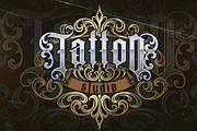 Artgravis Modern Blackletter, a Blackletter Font by dansdesign (Thumbnail 7 of 7)