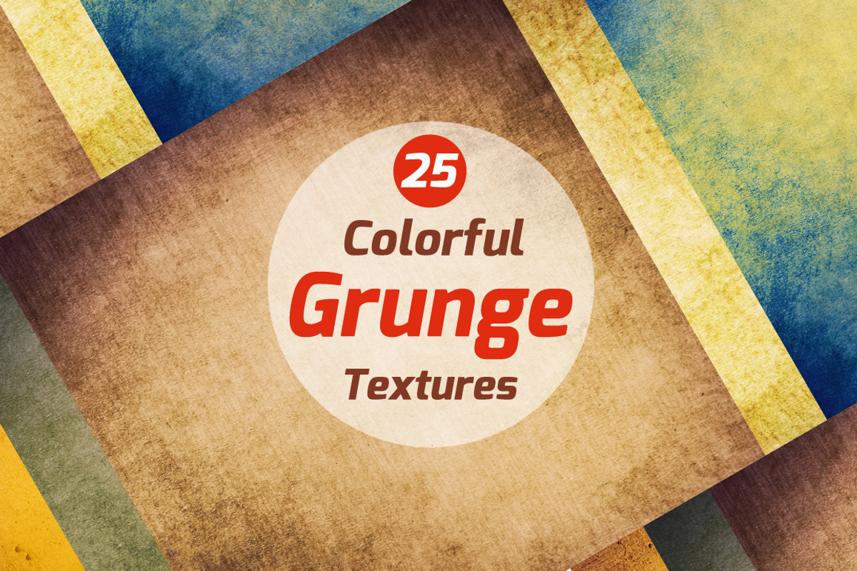 25 Colorful grunge textures preview 3