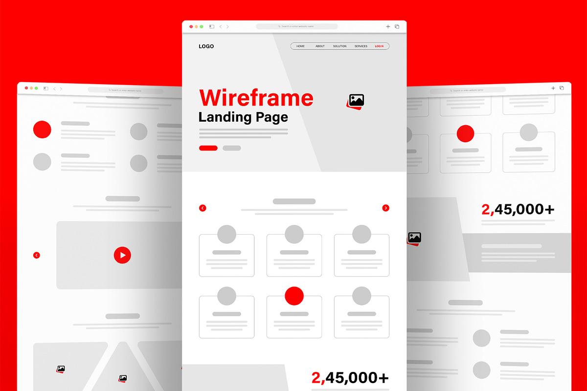 Modern Landing Page, a Landing Page Template by ContestDesign (Photo 1 of 6)