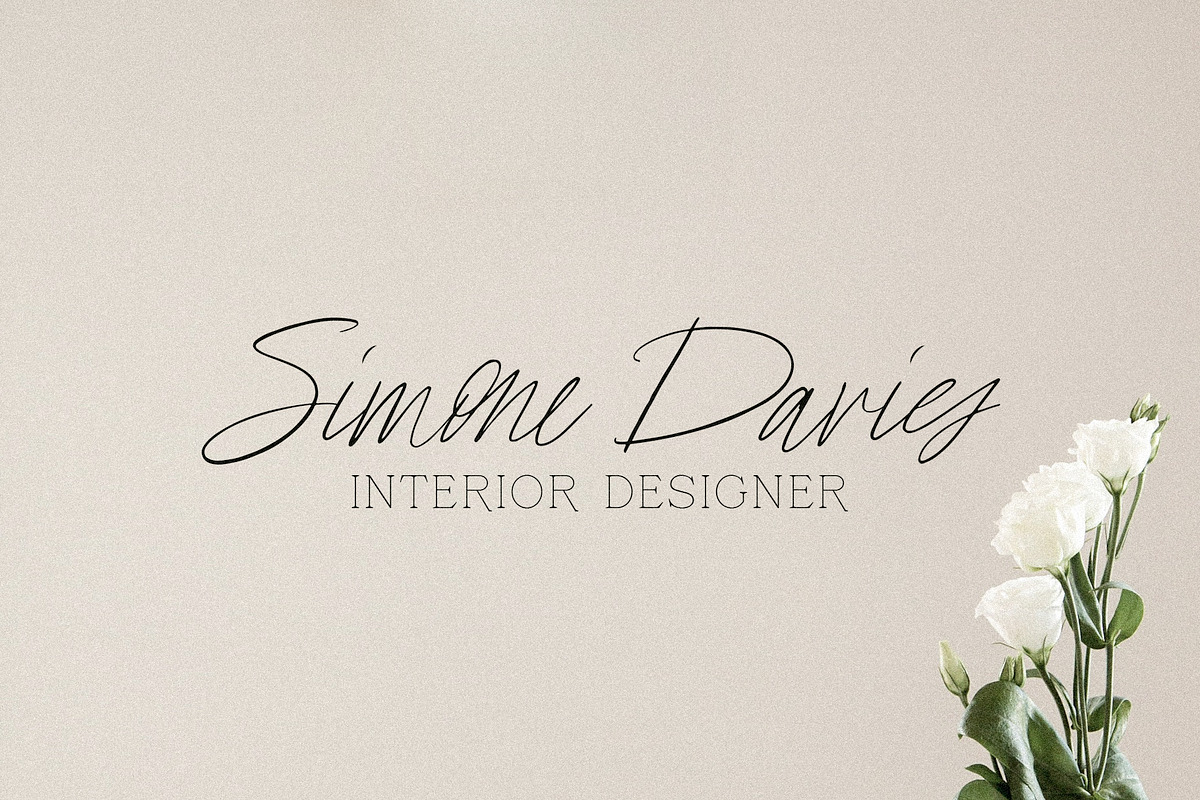 Kyoto Wedding Font Duo w/ Extras preview 4