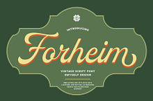 ED Forheim - Vintage Script
