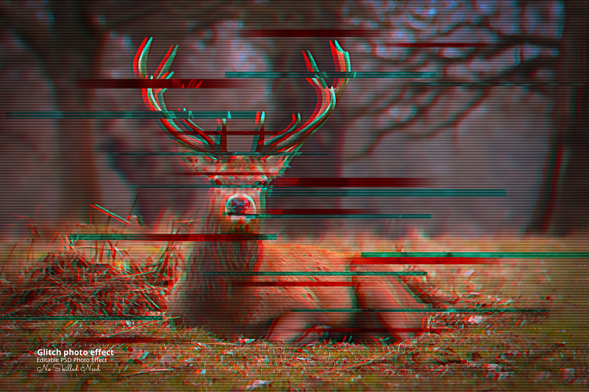 Editable Glitch Photo Effect, an Action Add-On by Photoshop Action (Photo 11 of 13)