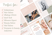 Beauty Salon Instagram Template, a Social Media Template by Kindelight (Thumbnail 2 of 4)