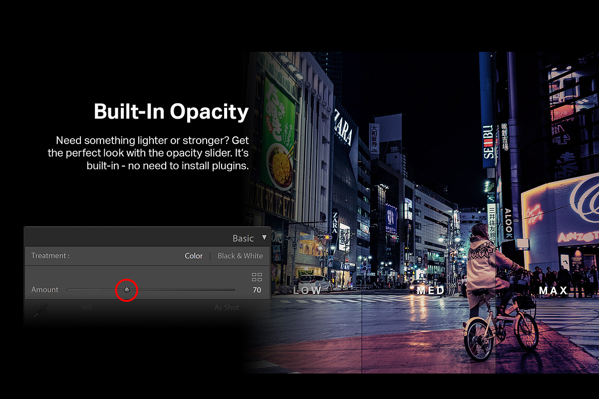 32 Neon Tokyo LR Presets and LUTs preview 4
