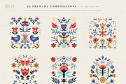 Folk Reflection | flora and fauna, a Decorative Illustration by Olia (Thumbnail 5 of 11)