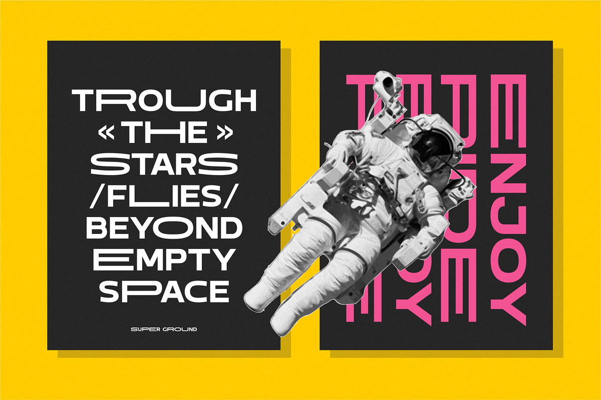 Super Ground, a Sans Serif Font by Genetype (Photo 4 of 8)