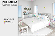 Bedding Mockups Coastal Style, a Product Mockup by mock-ups (Thumbnail 3 of 18)