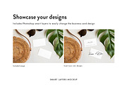 Tan Business Card Photo Mockups, a Product Mockup by Moyo Studio (Thumbnail 6 of 9)