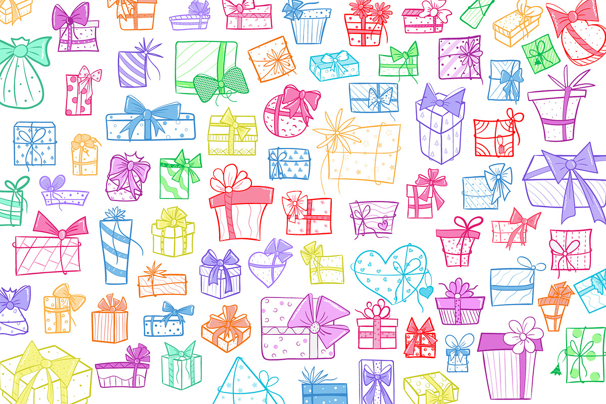 Doodle Gifts, a Background Graphic by Brickclay (Photo 5 of 5)