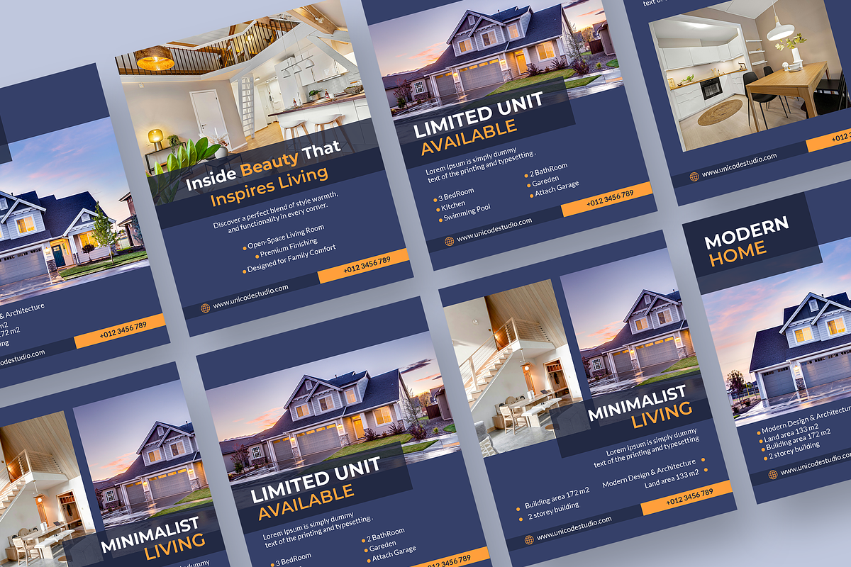 Modern Home Real Estate Instagram, a Social Media Template by UnicodeID (Photo 3 of 5)