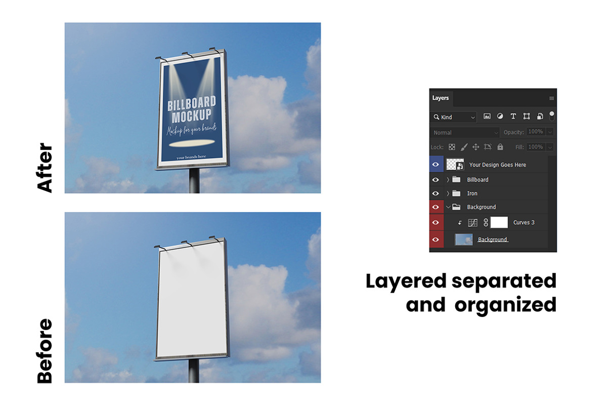Outdoor Billboard Mockup, an Advertising Mockup by My Code Std (Photo 6 of 6)