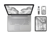 24 Vector Topographic Maps, a Texture Illustration by RDShop (Thumbnail 5 of 6)