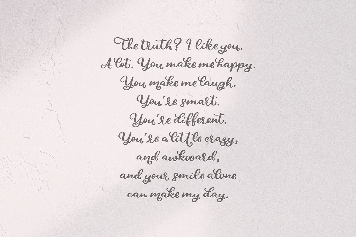 Love At First Sight Font Duo &Extras preview 7