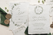 Watercolor Monogram Wedding Suite, an Invitation Template by BlueRobinDesignShop (Thumbnail 8 of 14)