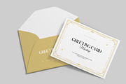 Greeting Card Mockup with Envelope, a Product Mockup by graphypix (Thumbnail 1 of 4)
