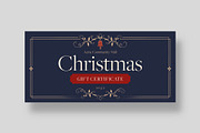Christmas Gift Certificate Template, a Stationery Template by BrandPacks (Thumbnail 3 of 5)