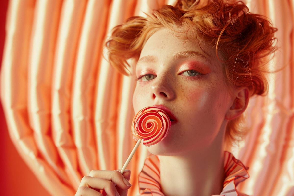 Lollipop girls. 90 images, a Person Illustration by Handmadefont (Photo 7 of 16)