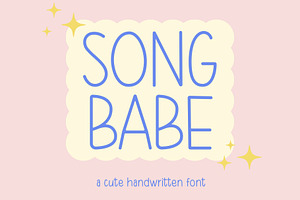 Song Babe - Handwritten Font