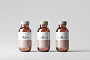 Amber Glass Medicine Bottle Mockup, a Cups & Container Mockup by pmvch (Thumbnail 8 of 10)