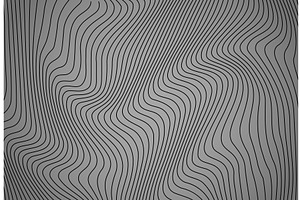 Abstract background with wavy lines, a Pattern Graphic by RODINA