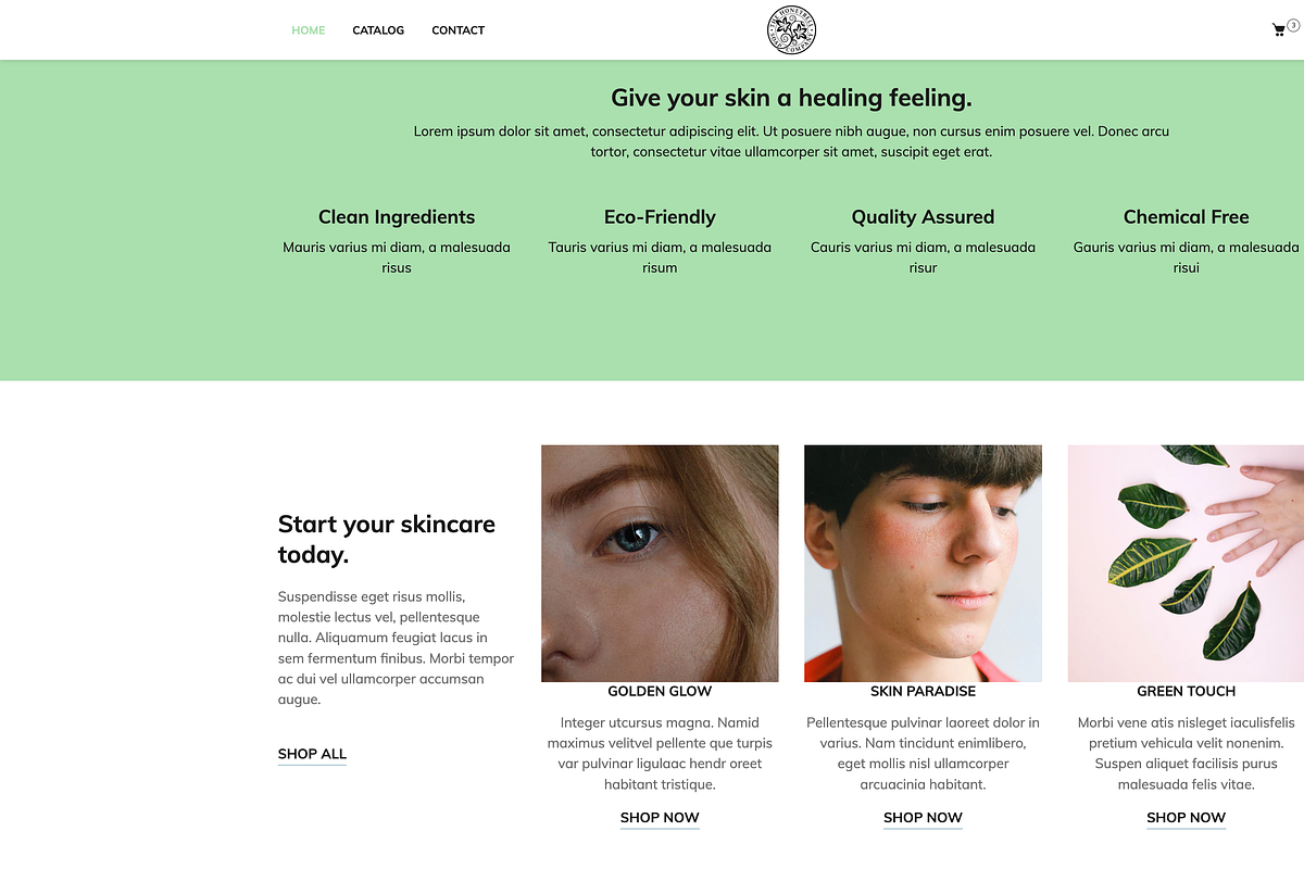 Shopify Candle Theme Light Green, a Templates & Theme by Exclusive Themes (Photo 2 of 10)