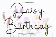Daisy Birthday, a Handwritten Font by FreshTypeINK (Thumbnail 1 of 8)