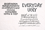 Everyday Ugly – Handwritten Font, a Handwritten Font by cocodesign (Thumbnail 6 of 8)