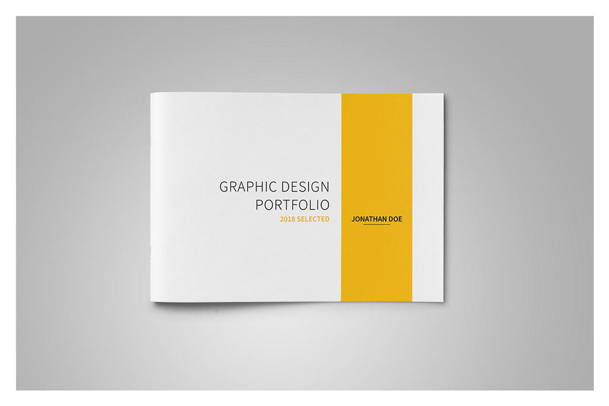 Graphic Design Portfolio Template, a Brochure Template by adekfotografia (Photo 4 of 24)