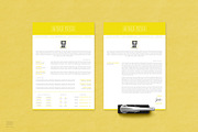 Stylish Resume / CV Template, a Resume Template by The Path (Thumbnail 2 of 4)