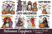 Halloween Capybara Sublimation PNG, an Illustration by Dream Creation (Thumbnail 1 of 17)