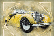 Retro Illustrations Photoshop Action, an Action Add-On by GorynArt (Thumbnail 14 of 22)