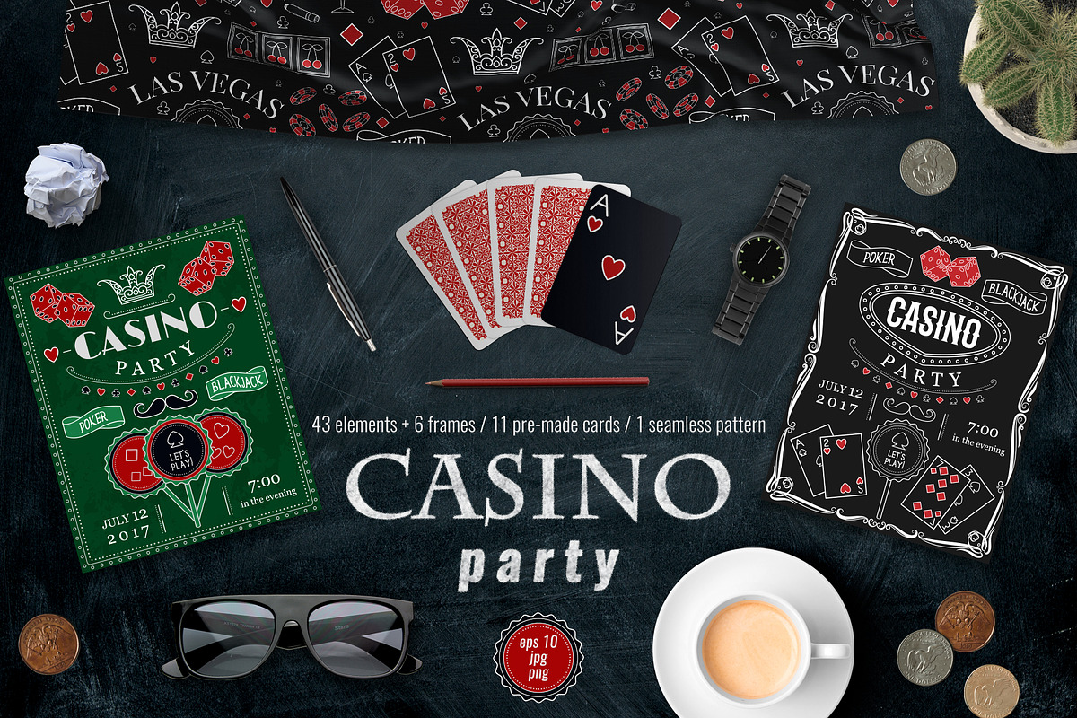 Casino party, a Decorative Illustration by kateja (Photo 1 of 11)