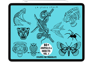 Animals & Insects Vol. 1 - Stamp Set