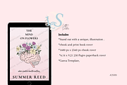Premade Book Cover Minimalist Design, a Print Template by Little Creative Scribbles (Thumbnail 3 of 9)